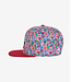 HEADSTER CASQUETTE FLORAL DREAM - MERLOT