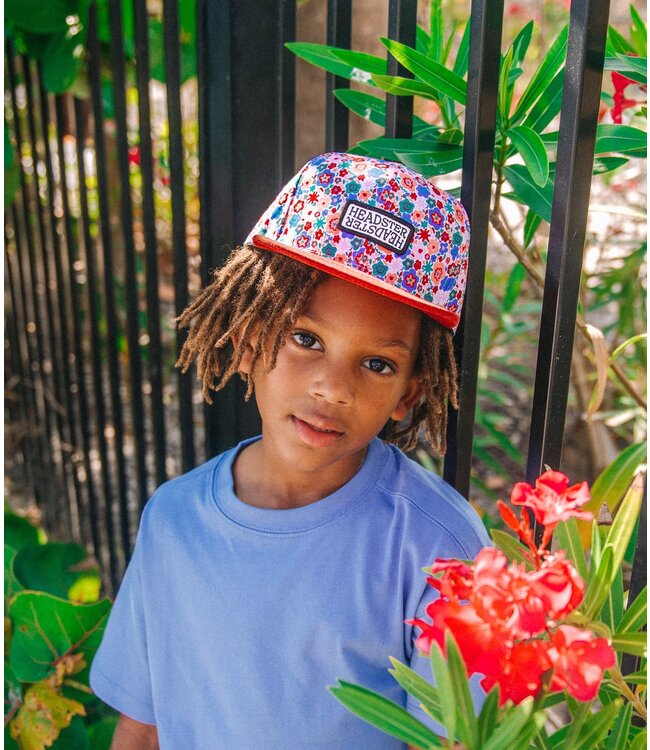HEADSTER CASQUETTE FLORAL DREAM - MERLOT