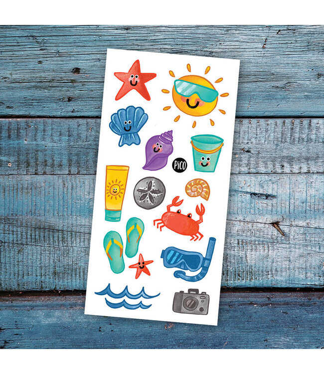 PiCO TATOO TATOUAGES TEMPORAIRES - LA PLAGE