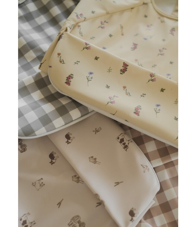 MICASSO & CO BAVETTE À MANCHES LONGUES - FLEURS