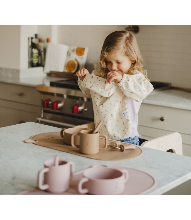 MICASSO & CO BAVETTE À MANCHES LONGUES - FLEURS