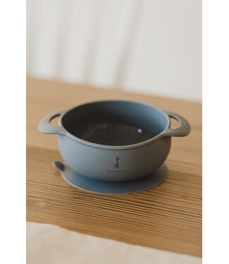 MICASSO & CO BOL EN SILICONE À SUCCION - BLEU MAJESTUEUX