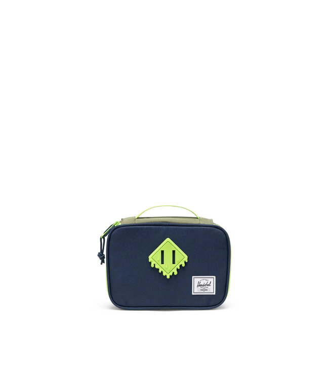 HERSCHEL ÉTUIS À CRAYONS - BLACK IRIS/FOUR LEAF CLOVER