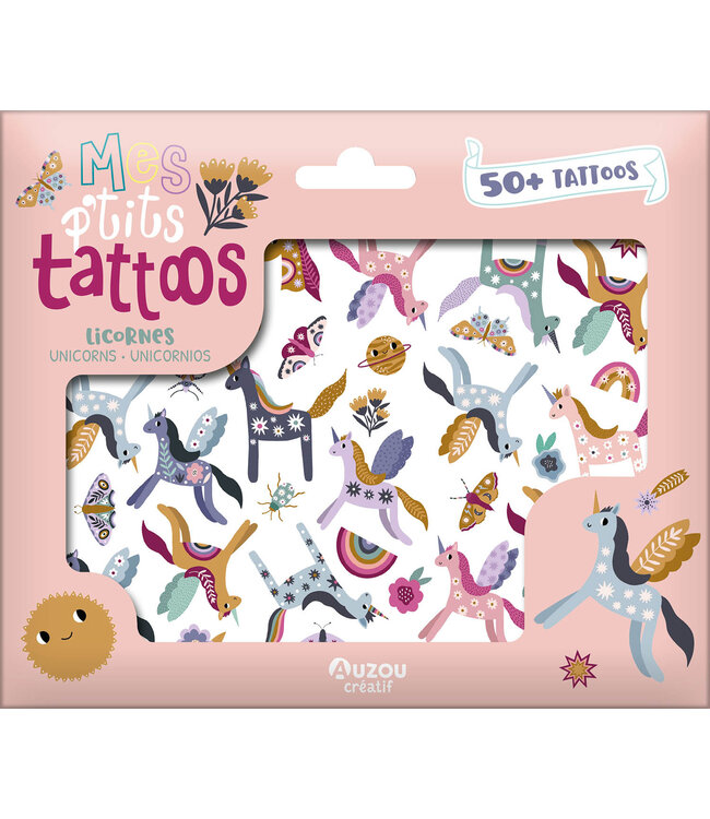 AUZOU TATOUAGES - MES P'TITS TATTOOS LICORNES