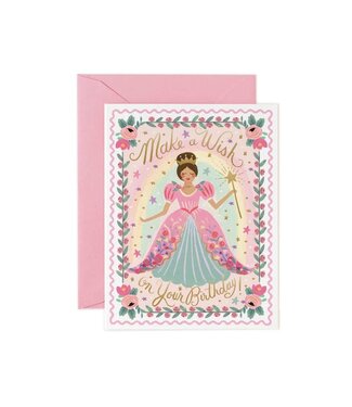 CARTE DE SOUHAITS - PRINCESSE