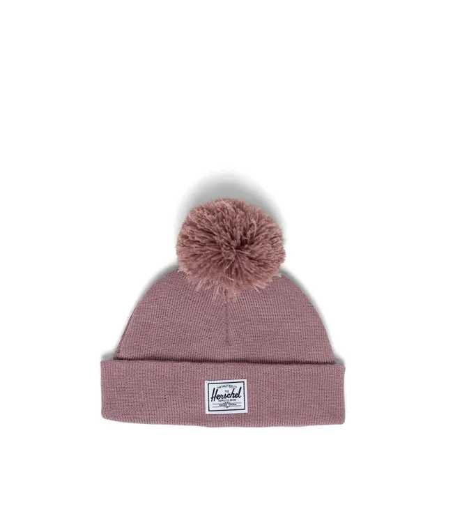 HERSCHEL TUQUE BABY BEANIE POM - ASH ROSE ( 6 - 18 MOIS )