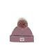 HERSCHEL TUQUE BABY BEANIE POM - ASH ROSE ( 6 - 18 MOIS )