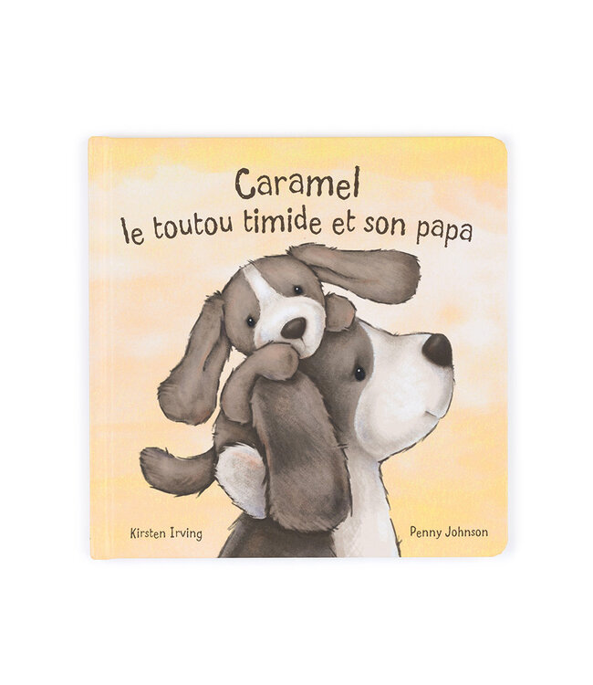 JELLYCAT LIVRE - CARAMEL LE TOUTOU TIMIDE ET SON PAPA