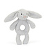 JELLYCAT HOCHET LAPIN TIMIDE GRIS