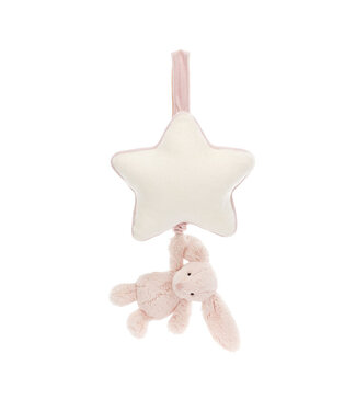 JELLYCAT PELUCHE - LAPIN BLUSH TIMIDE MUSICAL