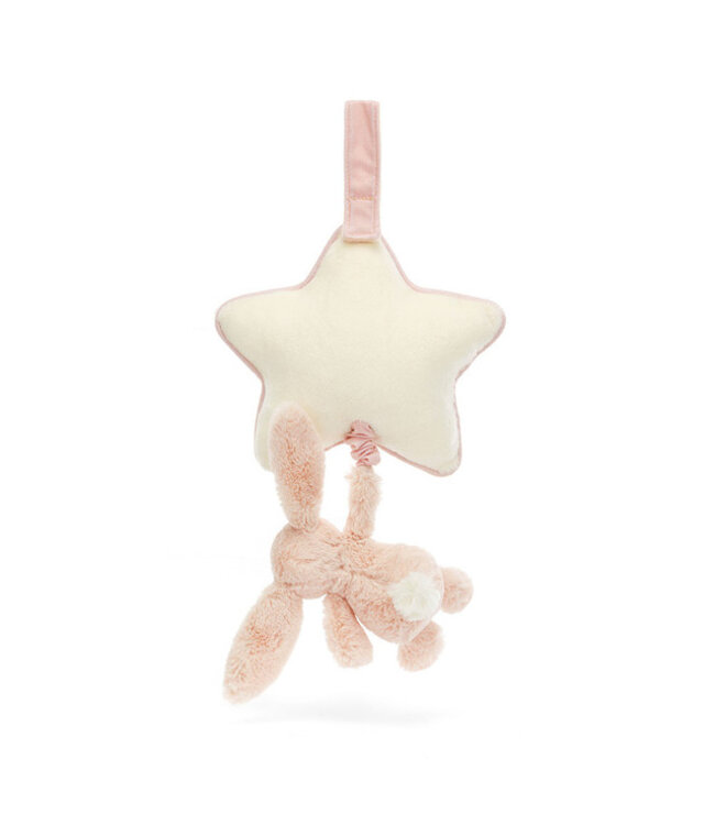JELLYCAT PELUCHE - LAPIN BLUSH TIMIDE MUSICAL