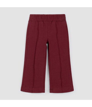 MILES THE LABEL PANTALON WIDE LEG - ROUGE BOURGOGNE