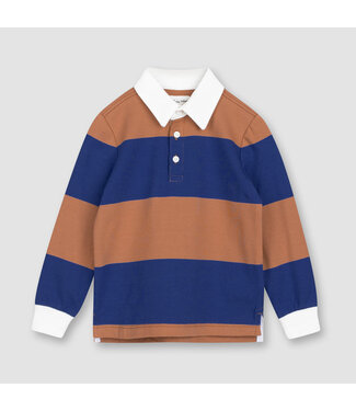MILES THE LABEL VESTE À MANCHES LONGUES - CUIVRE ET BLEU ROYAL