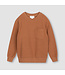 MILES THE LABEL CREWNECK CUIVRE - MARRON CUIR