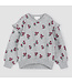 MILES THE LABEL CREWNECK ROSES - HEATHER GRIS