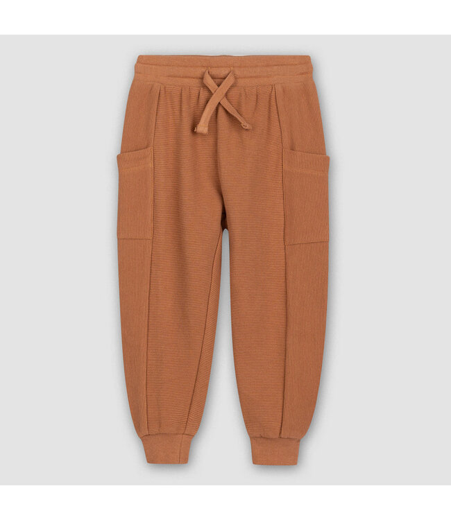 MILES THE LABEL PANTALON JOGGING CUIVRE  - MARRON CUIR