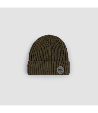 MILES THE LABEL TUQUE CÔTELÉ - VERT OLIVE