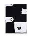 PETIT LEM COUVERTURE EN TRICOT BOO! - NOIR