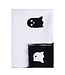 PETIT LEM COUVERTURE EN TRICOT BOO! - NOIR
