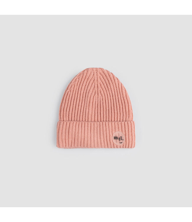 MILES THE LABEL TUQUE CÔTELÉ - ROSE