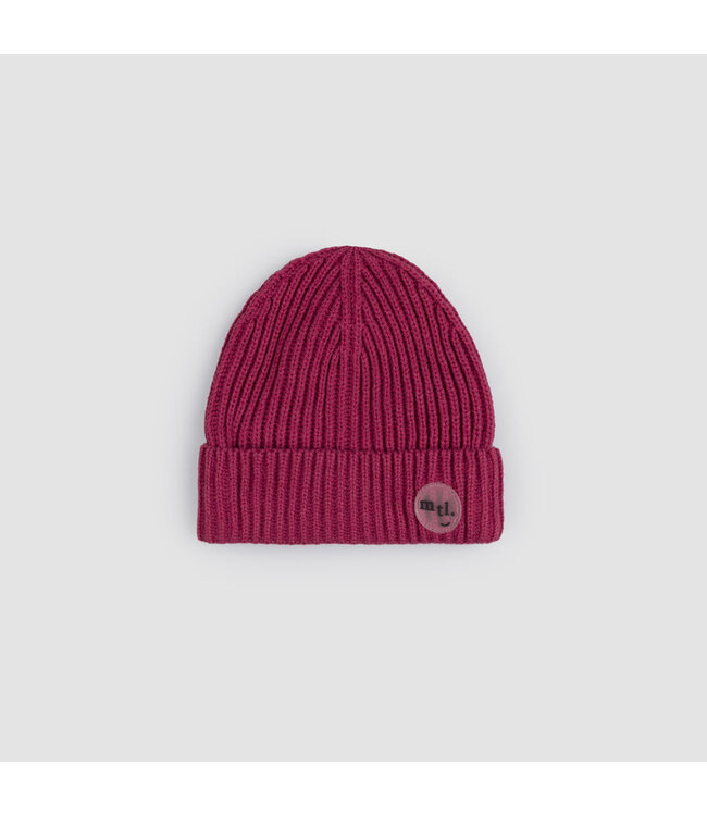 MILES THE LABEL TUQUE CÔTELÉ - MAGENTA