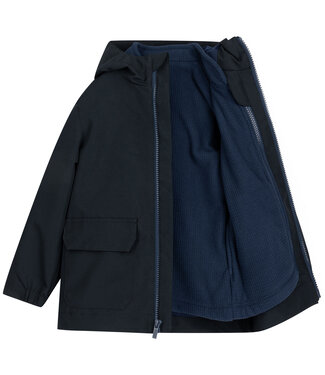 MILES THE LABEL MANTEAU 3 EN 1 - NOIR