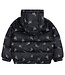 MILES THE LABEL MANTEAU À CAPUCHON DRAGON - NOIR