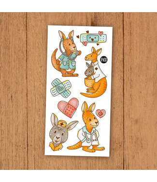 PiCO TATOO TATOUAGES TEMPORAIRES - DOCTEUR KANGOUROU