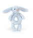 JELLYCAT HOCHET - LAPIN BLEU TIMIDE