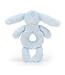 JELLYCAT HOCHET - LAPIN BLEU TIMIDE