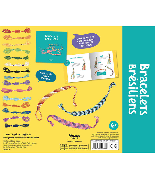 AUZOU COFFRET - BRACELETS BRÉSILIEN