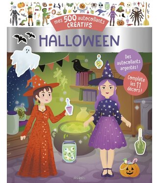 AUZOU MES 500 AUTOCOLLANTS CRÉATIFS - HALLOWEEN