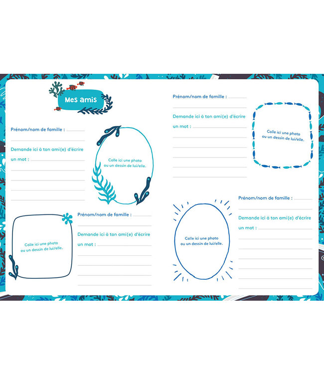 AUZOU MON CARNET SECRET - OCÉAN