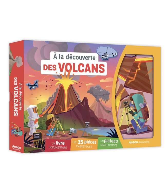 AUZOU COFFRET - À LA DÉCOUVERTE DES VOLCANS