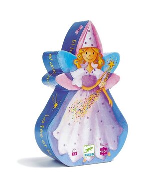 DJECO PUZZLE SILHOUETTE - LA FÉE ET LA LICORNE