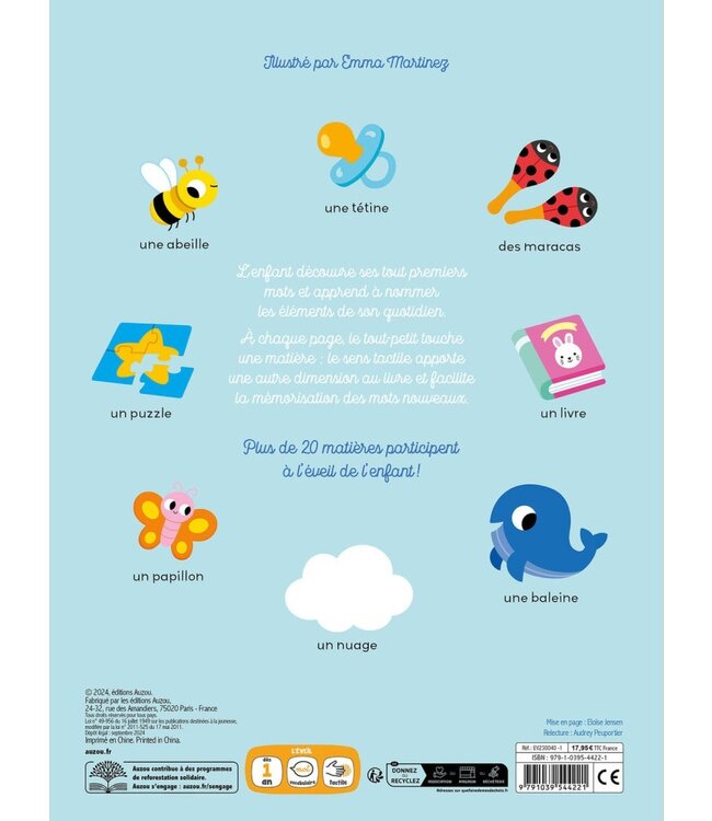 AUZOU MON PREMIER IMAGIER - À TOUCHER