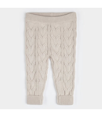 PETIT LEM PANTALON LEGGING TRICOT - CRÈME
