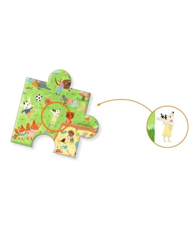DJECO PUZZLE OBSERVATION - LE SQUARE DES PETITS AMIS