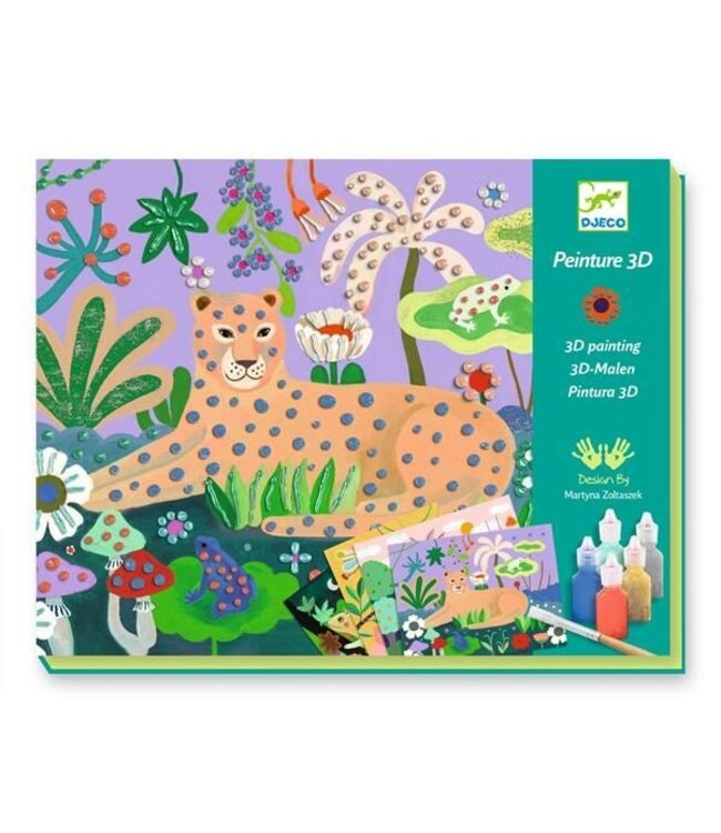 DJECO PEINTURE 3D - FORÊT TROPICALE