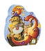 DJECO PUZZLE SILHOUETTE - VAILLANT ET LES DRAGONS