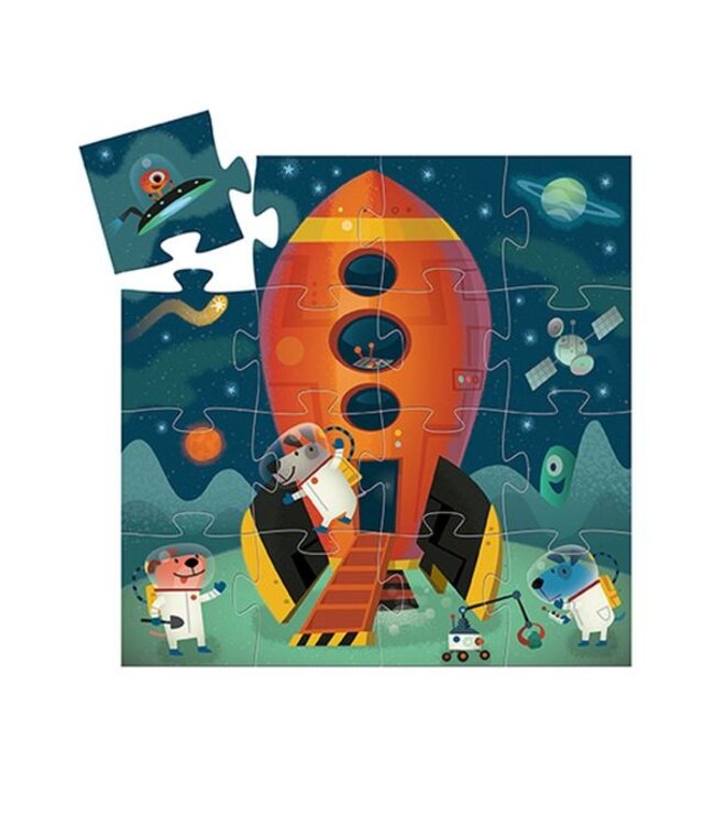 DJECO PUZZLE SILHOUETTE - NAVETTE SPACIALE