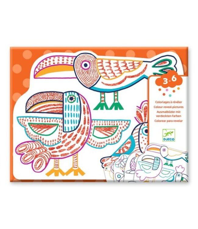 DJECO COLORIAGE - ANIMAUX SAUVAGES