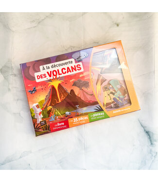 AUZOU COFFRET - À LA DÉCOUVERTE DES VOLCANS