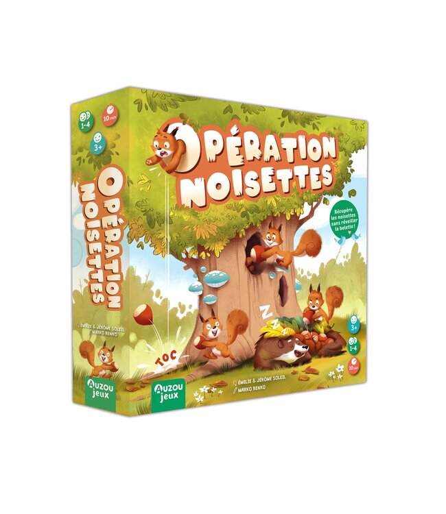 AUZOU JEU - OPÉRATION NOISETTE