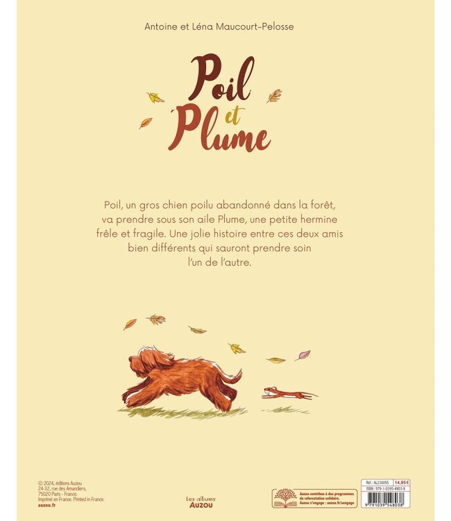 AUZOU LIVRE - POIL ET PLUME