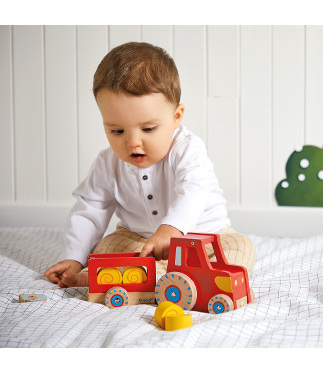 JANOD JOUET - TRACTEUR À TIRER