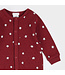 PETIT LEM PYJAMA À PATTES - POINTELLE POINSETTIAS