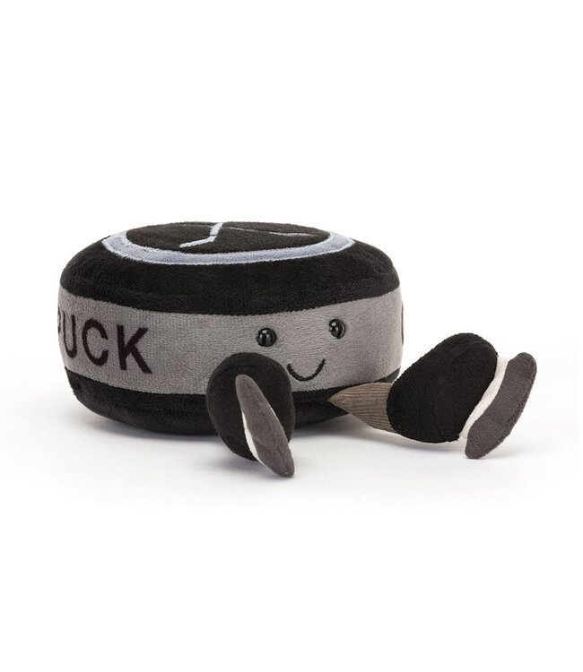 JELLYCAT PELUCHE - RONDELLE D'HOCKEY AMUSANTE