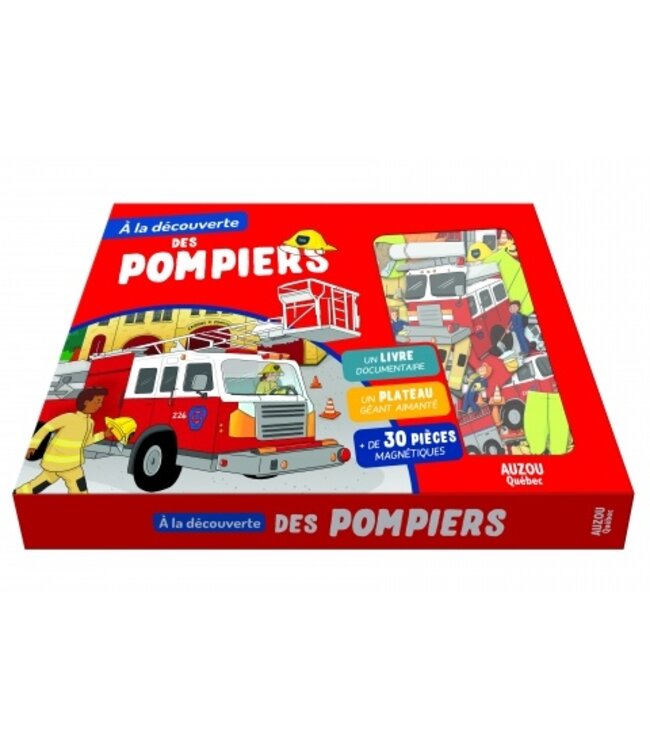 AUZOU COFFRET - À LA DÉCOUVERTE DES POMPIERS