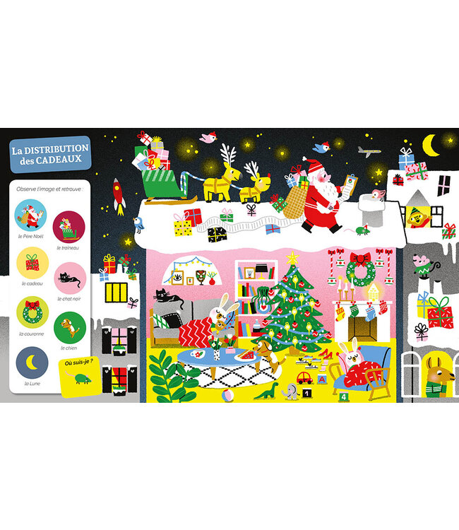 AUZOU CHERCHE ET TROUVE DES TOUT-PETITS : À NOËL!